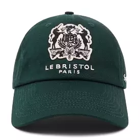 + Le Bristol Paris Crest Wool Cap 'Forest Green'