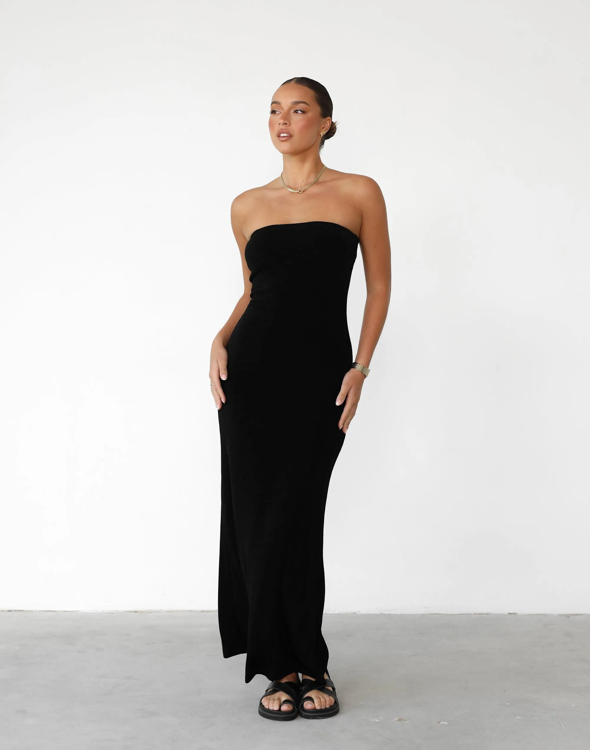 Abelle Maxi Dress (Black)