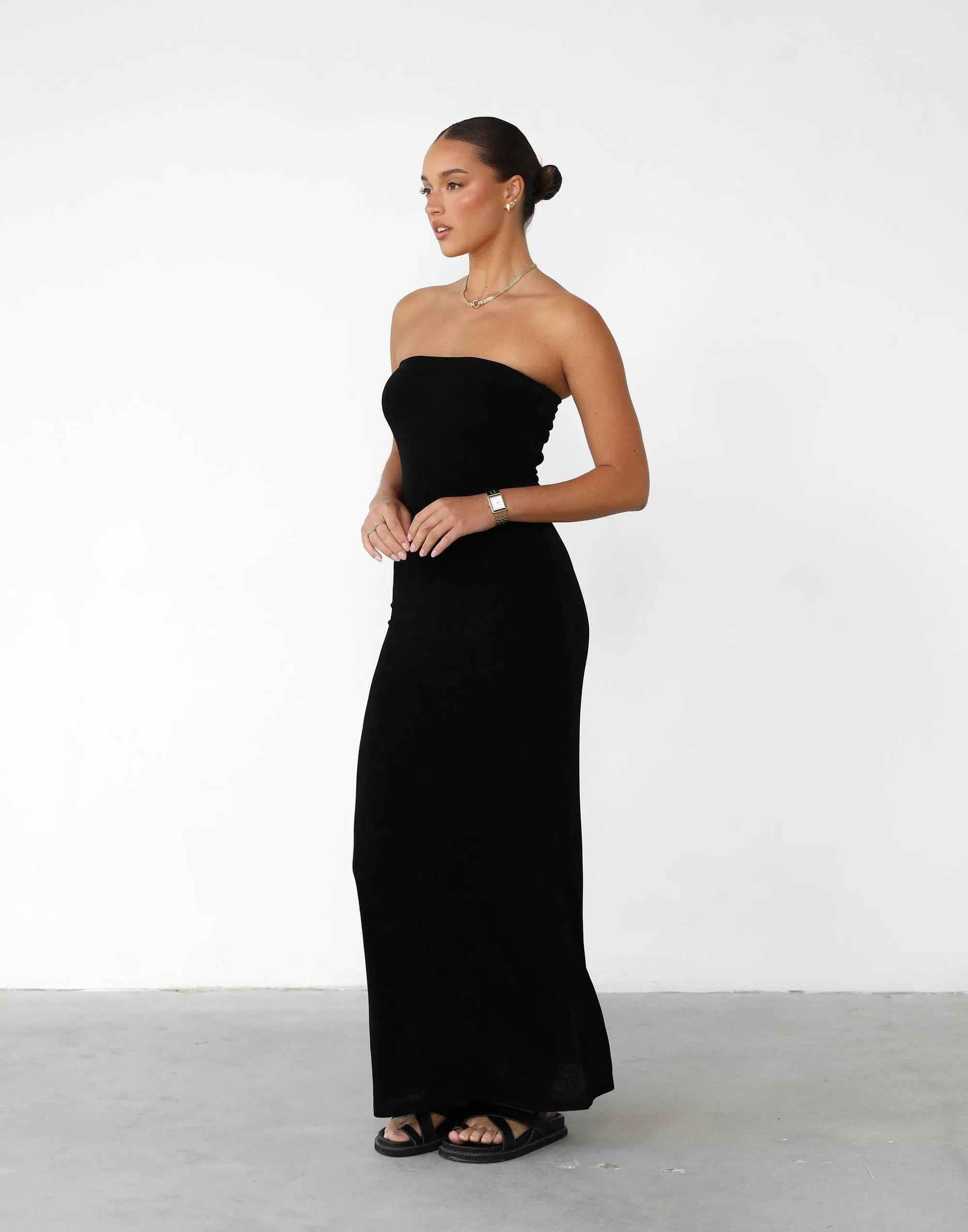 Abelle Maxi Dress (Black)