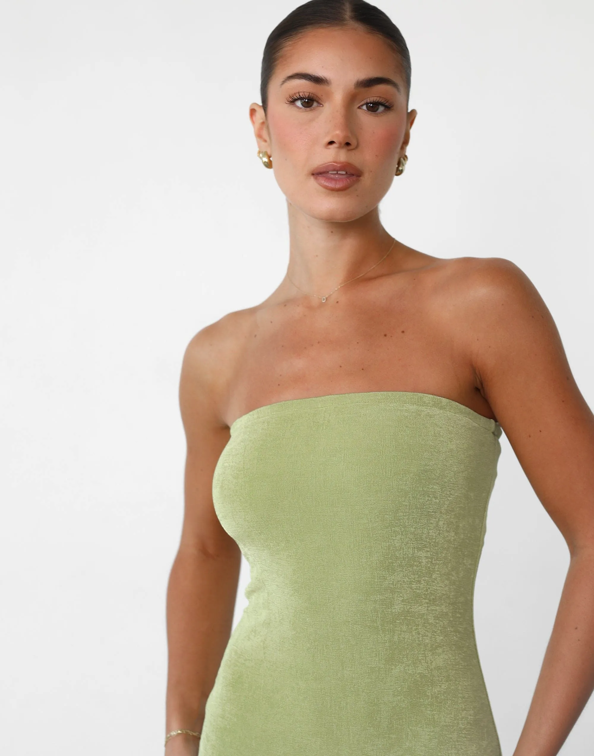 Abelle Maxi Dress (Lime)