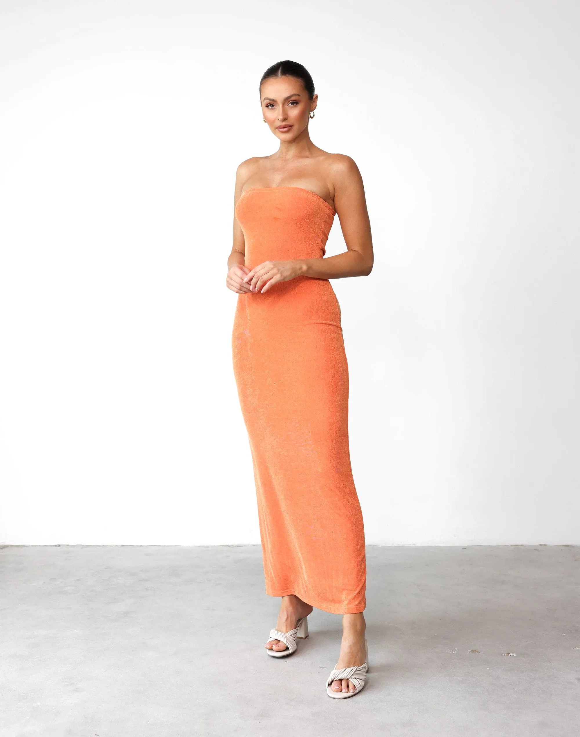 Abelle Maxi Dress (Papaya)