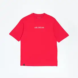 Air Jordan Tee - Fire Red/Sail