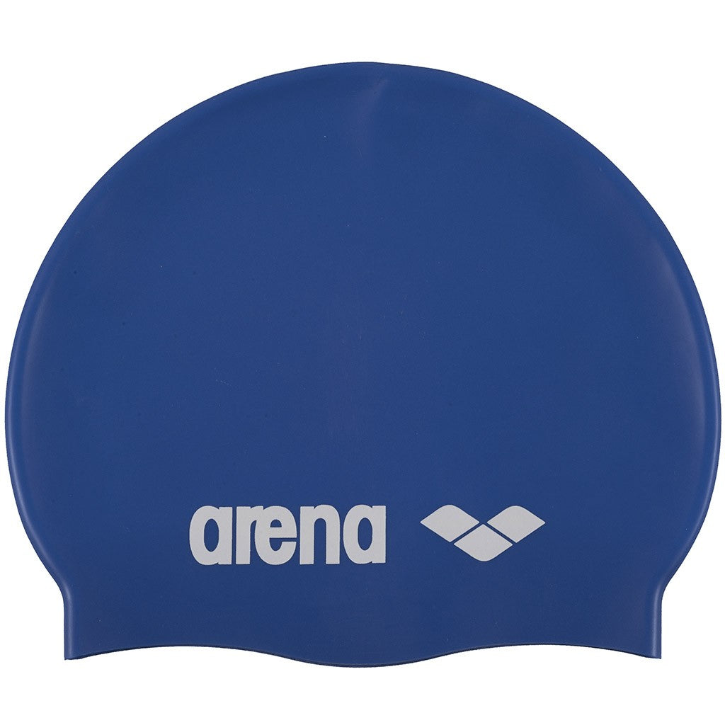 Arena Classic Silicone Jr Cap | Sky Blue - White