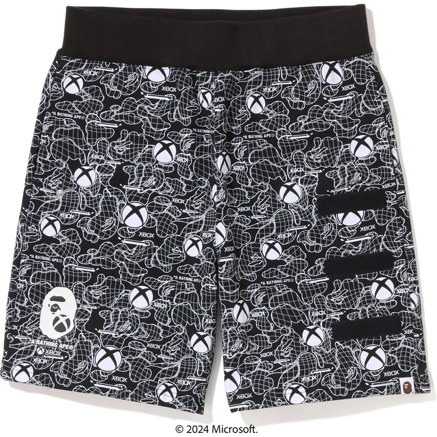 BAPE X XBOX CAMO SWEAT SHORTS MENS