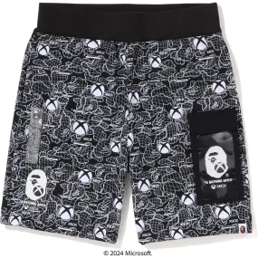 BAPE X XBOX CAMO SWEAT SHORTS MENS