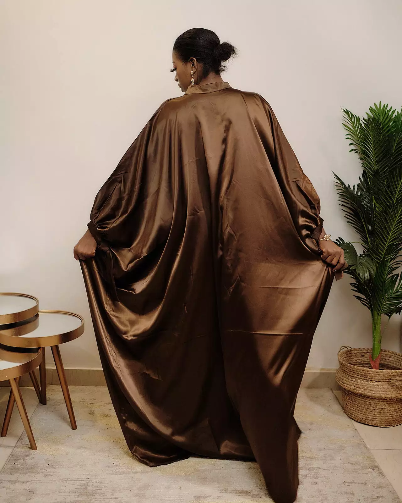 Bella  Brown Boubou Dress