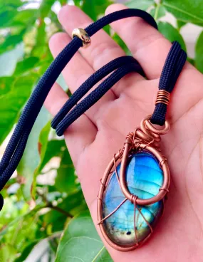 Blue Sky Labradorite Pendant