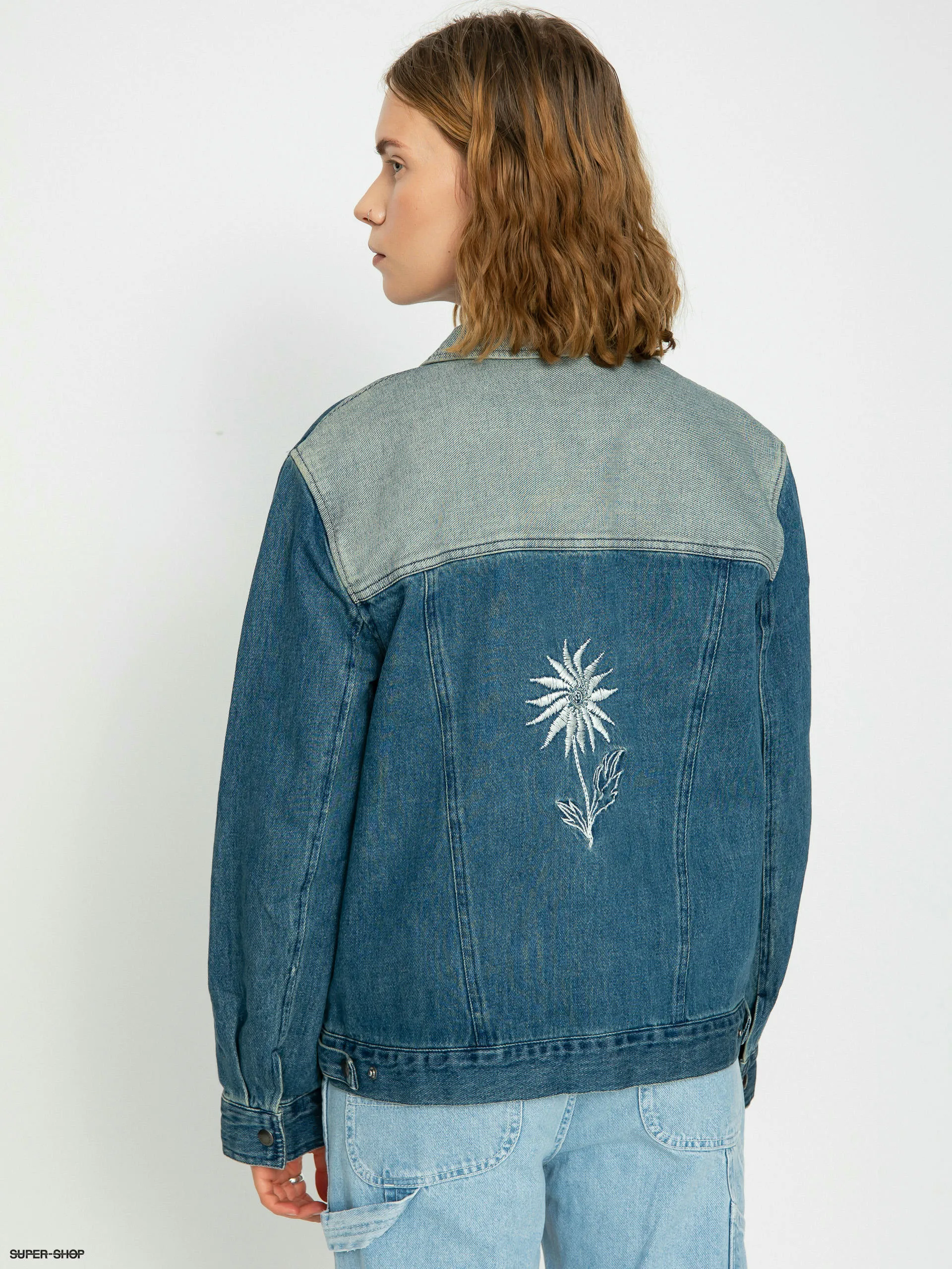 Brixton Cable Embroidered Jacket Wmn (two tone indigo)