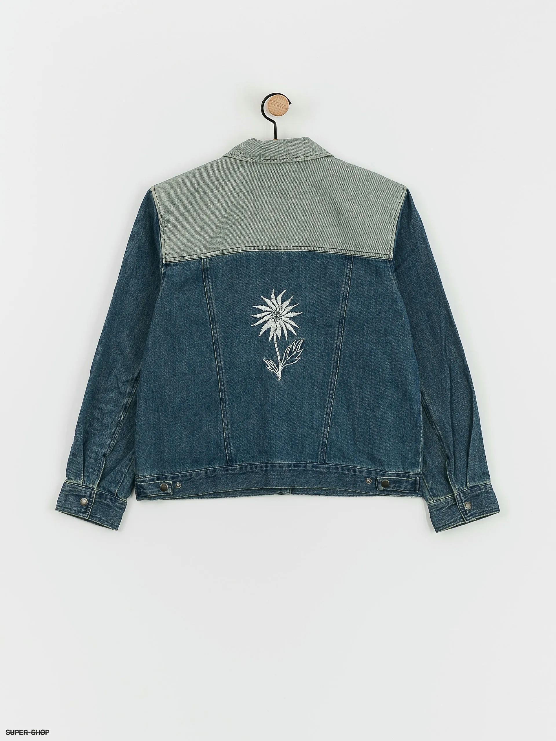 Brixton Cable Embroidered Jacket Wmn (two tone indigo)