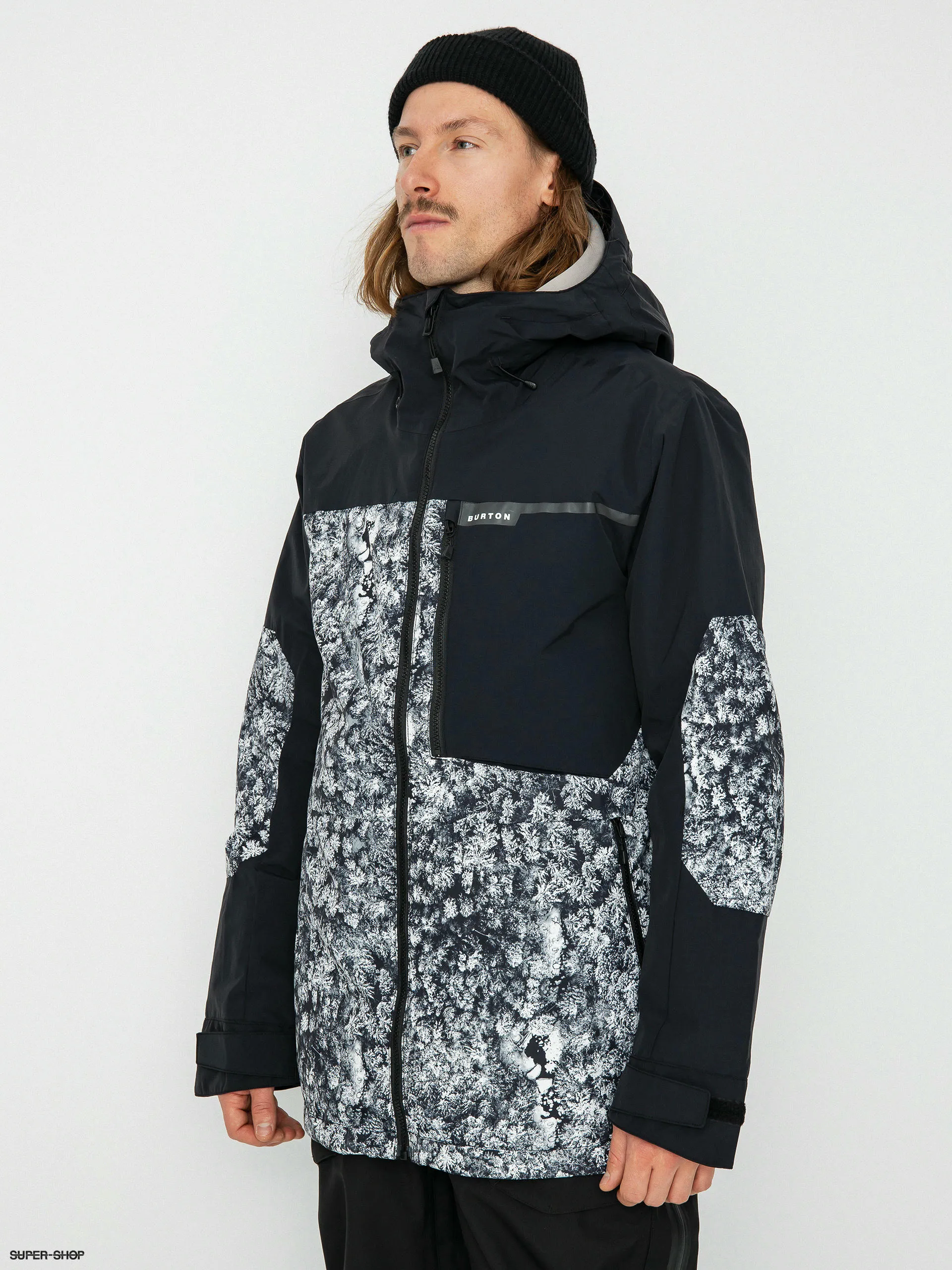 Burton Peasy Snowboard jacket (true black/aerial pines)