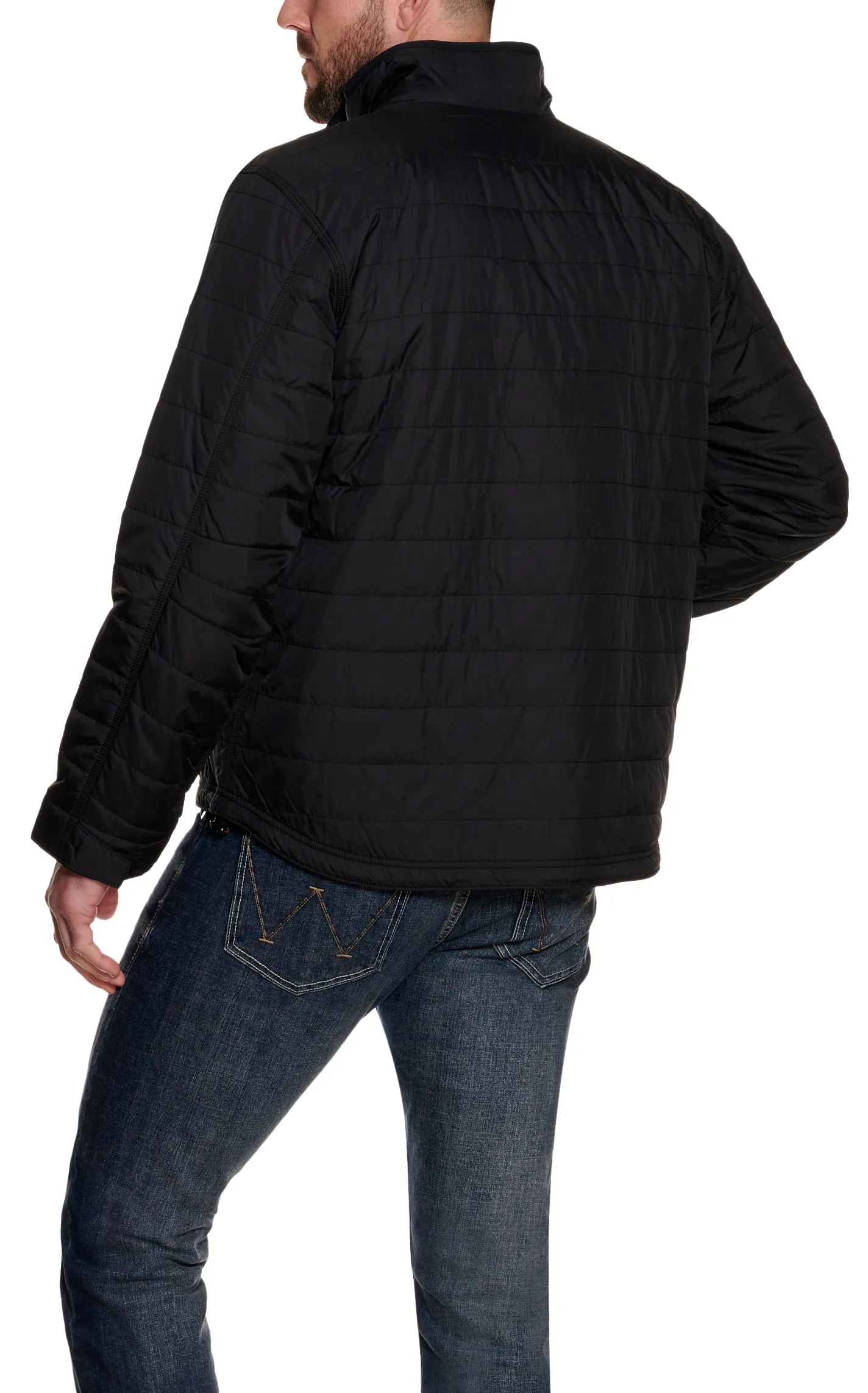 Carhartt Men's Black Water Resistant Long Sleeve Jacket