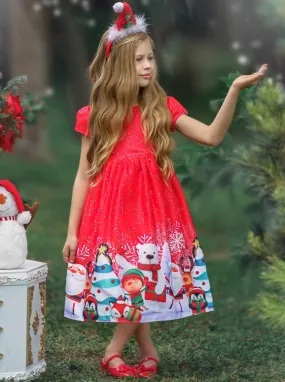 Christmas Cheer Holiday Scene Dress