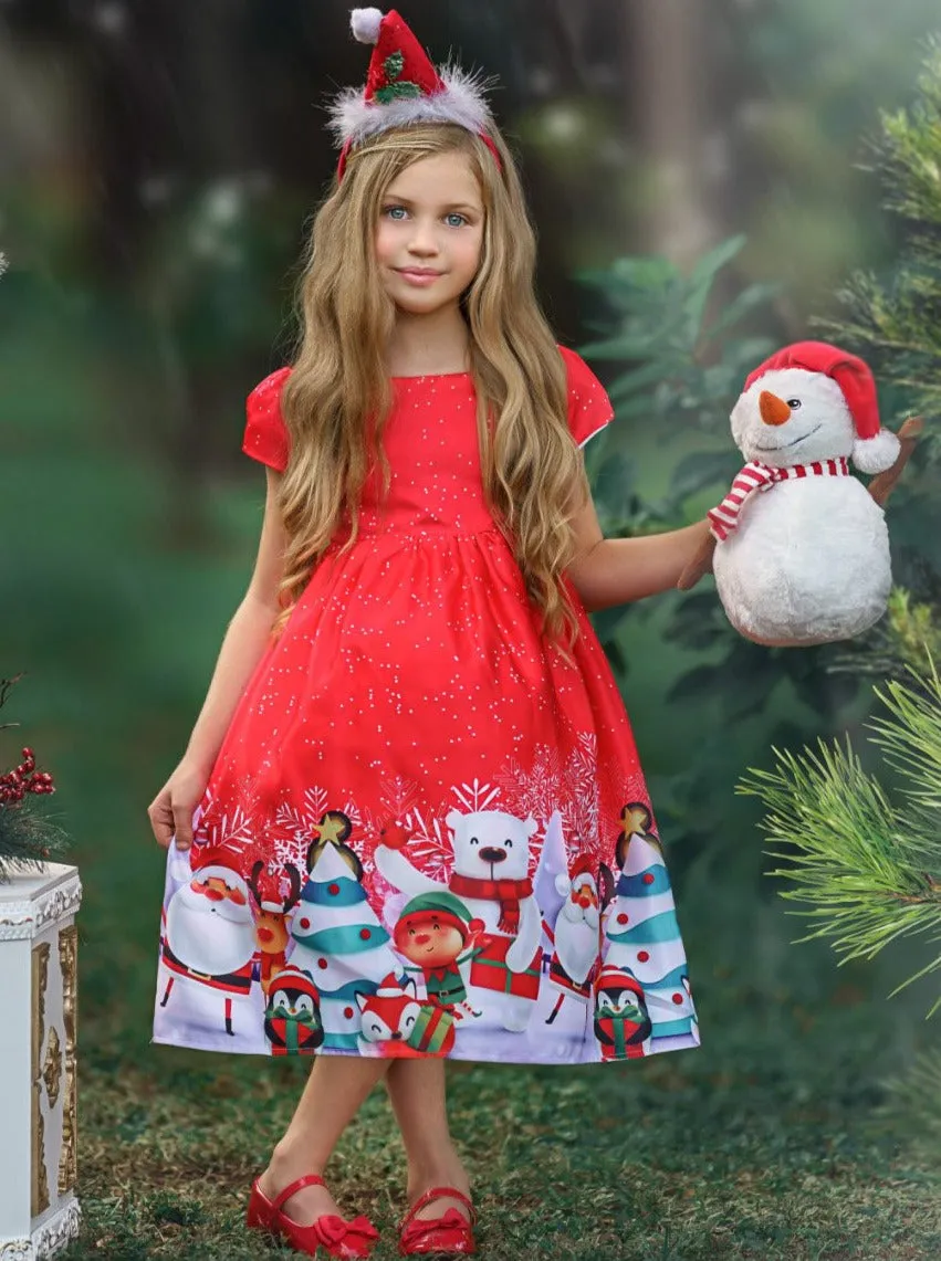 Christmas Cheer Holiday Scene Dress