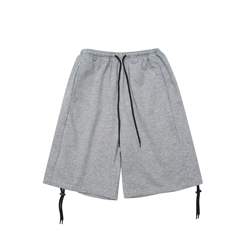 Cross Laced Cotton Sweat Shorts