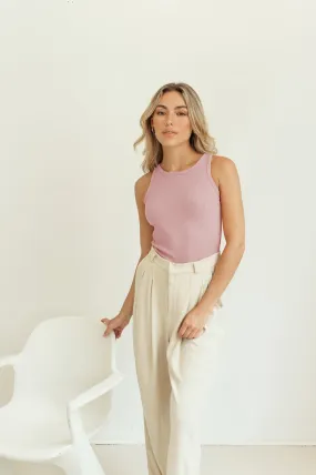 Dailystory Jane Tank Top In Blush