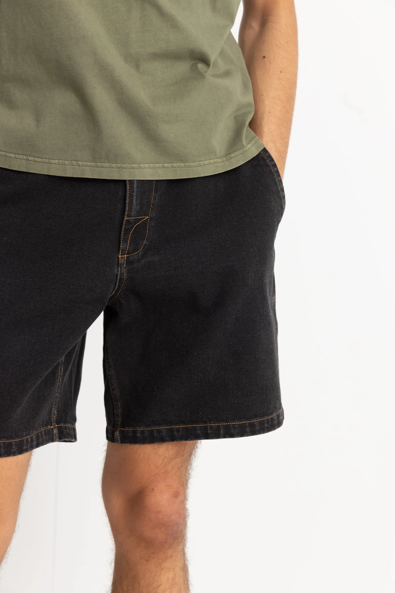 Denim Essential Short Vintage Black