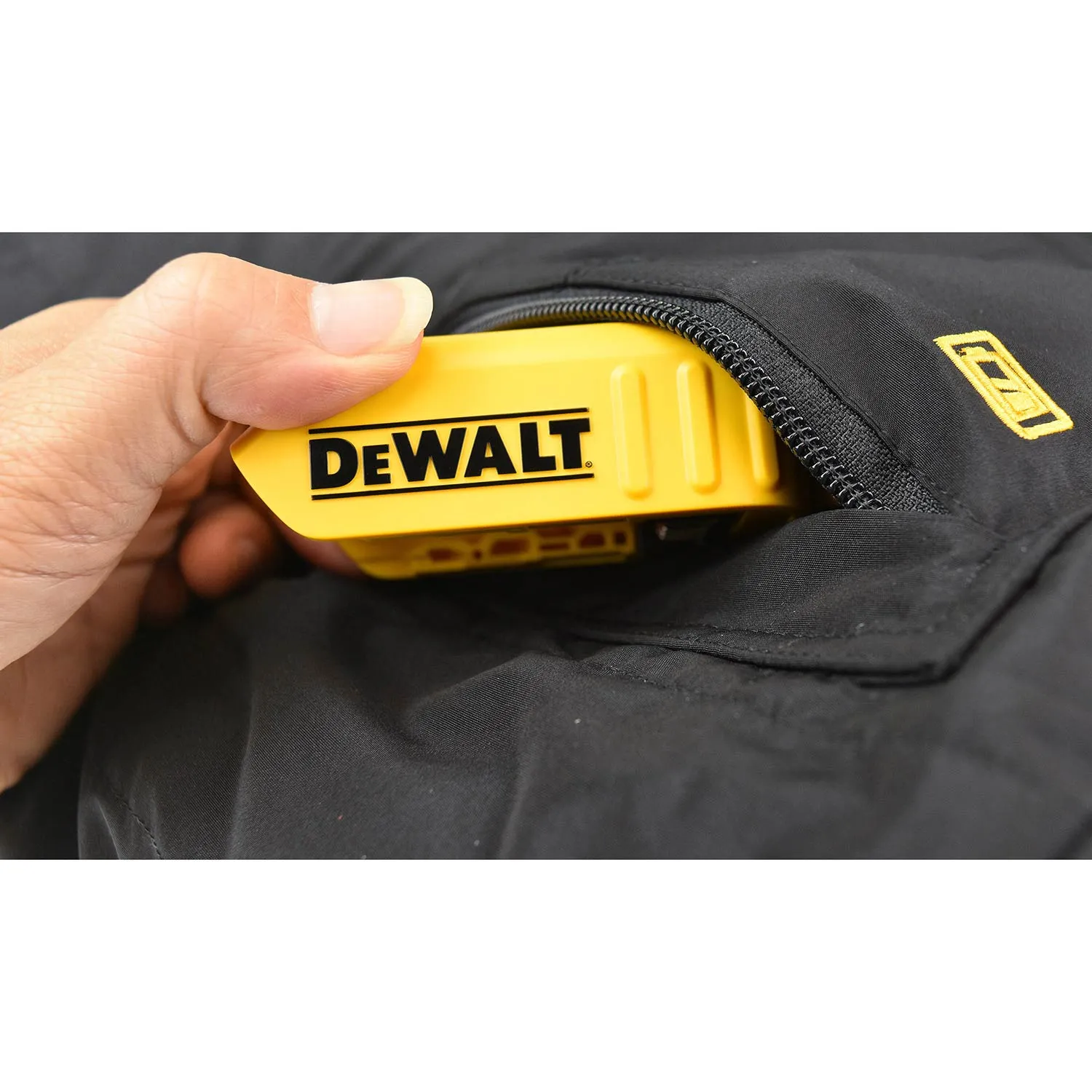 DEWALT DCHJ060ABD1 Heated Soft Shell Work Jacket - Black