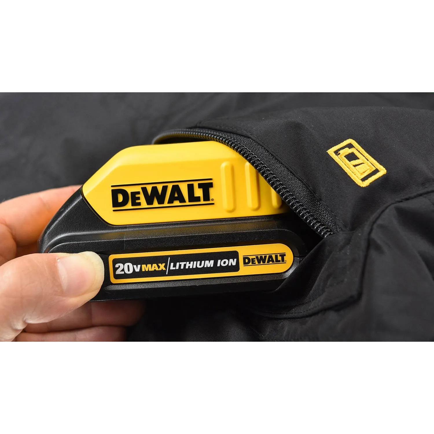 DEWALT DCHJ060ABD1 Heated Soft Shell Work Jacket - Black