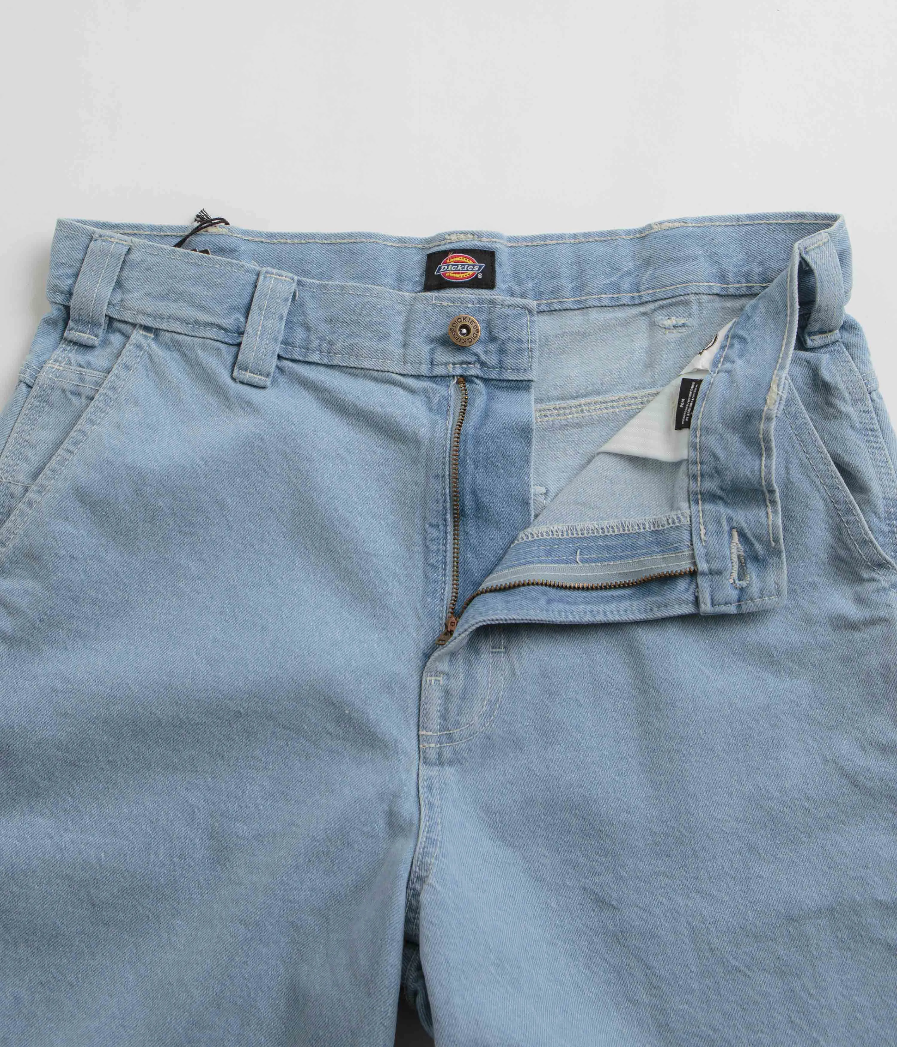 Dickies Madison Denim Shorts - Vintage Aged Blue