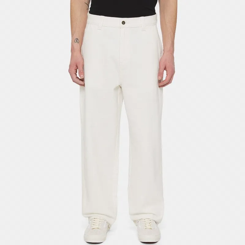 Dickies MADISON DENIM TROUSERS MAN WHITE