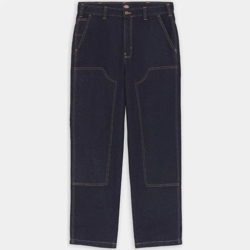 Dickies MADISON DOUBLE KNEE DENIM TROUSERS MAN RINSED