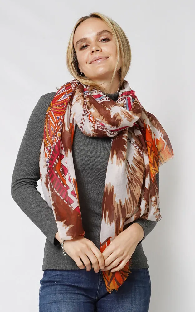 ESC10886 ETHNIC PRINT SCARF