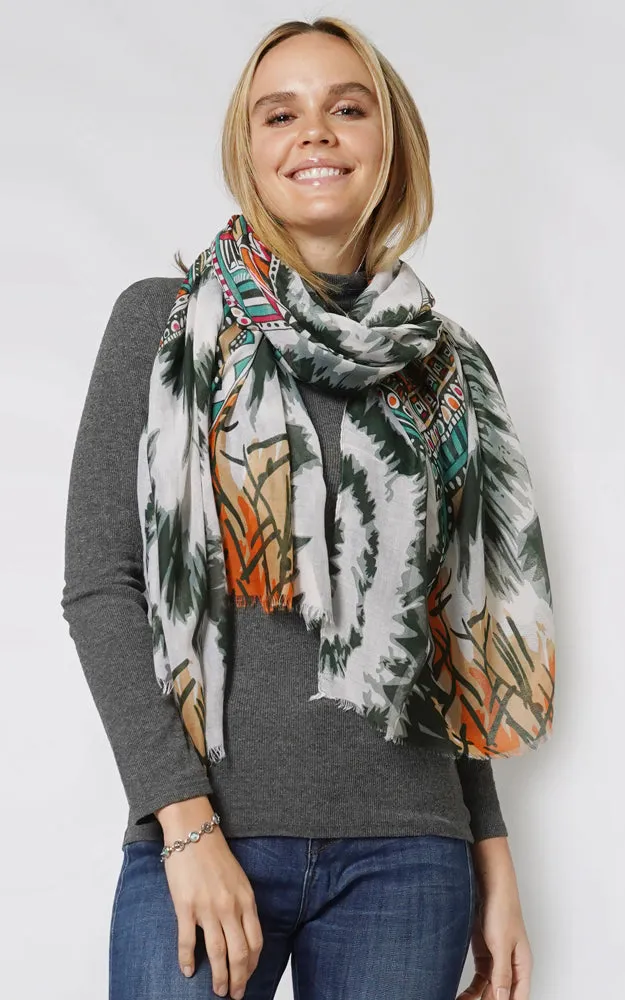 ESC10886 ETHNIC PRINT SCARF