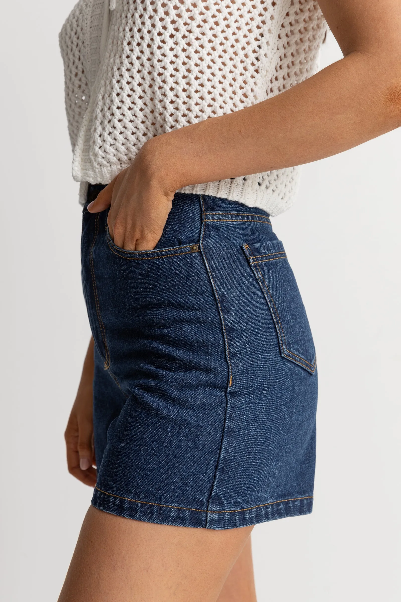 Escape Denim Short Indigo