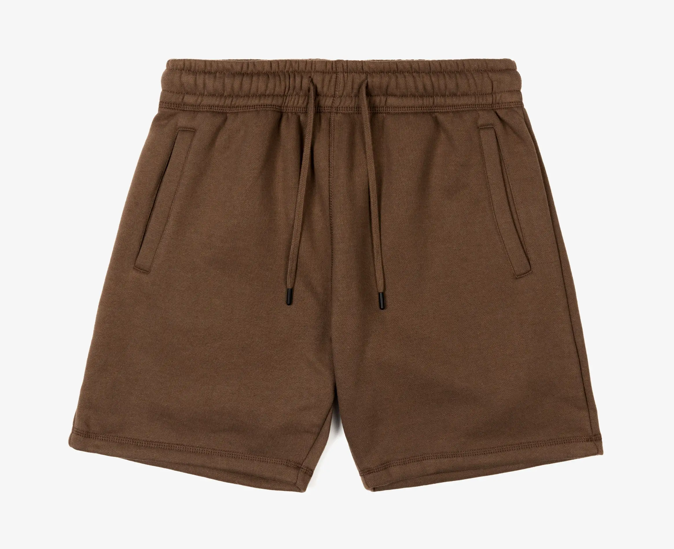 Fleece Mens Shorts (Brown)