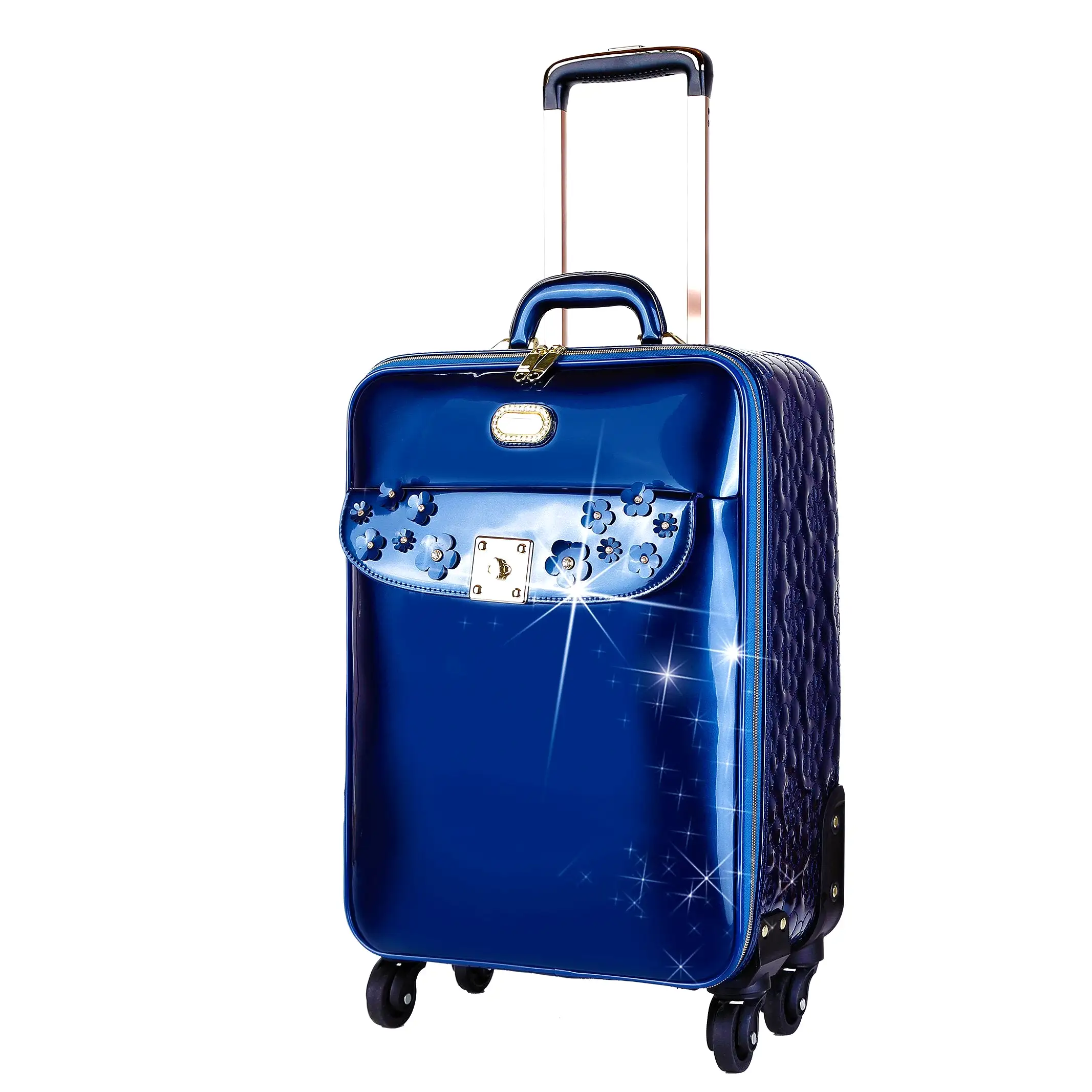 Floral Sparx Light Weight Spinner Luggage