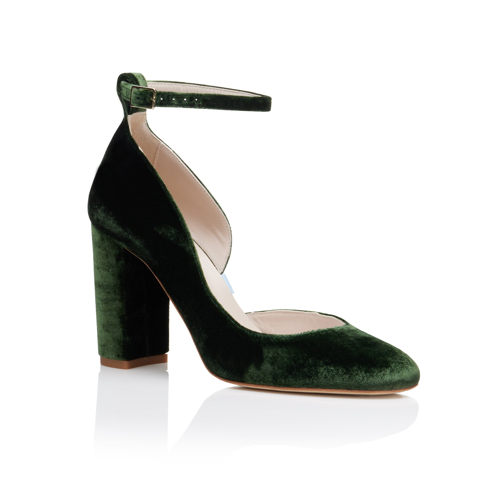 Forest Green Ankle Straps - Ships May 2024