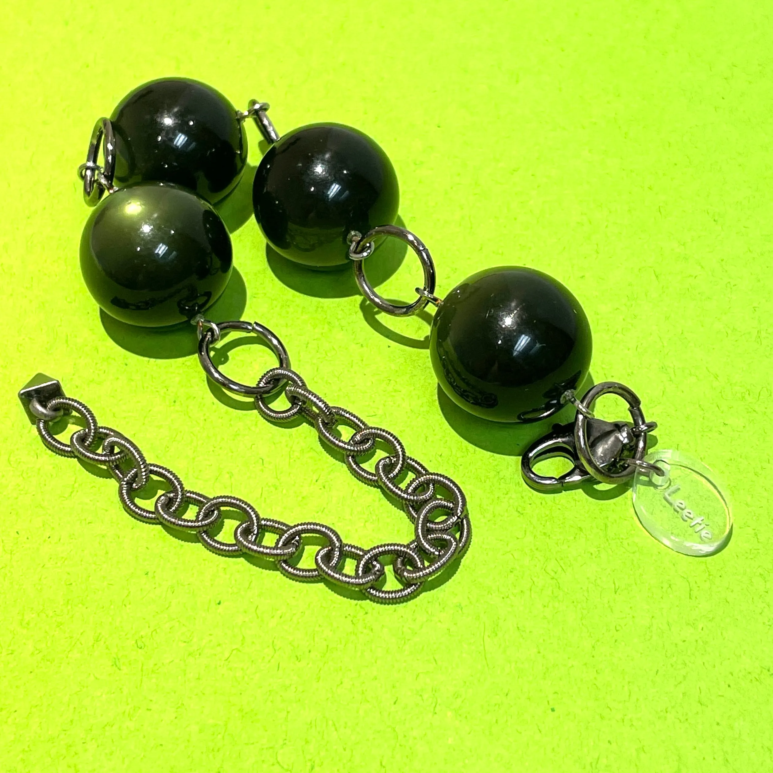 Forest Green Moonglow Stations Bracelet