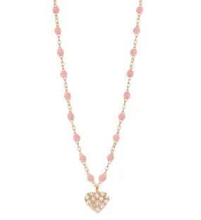 In Love Diamond Necklace, Blush, Rose Gold