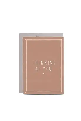 In The Daylight - Greeting Card - Thinking Of You - Blush