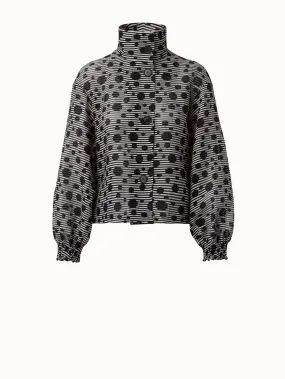 Jacquard Dot Techno Organdy Jacket