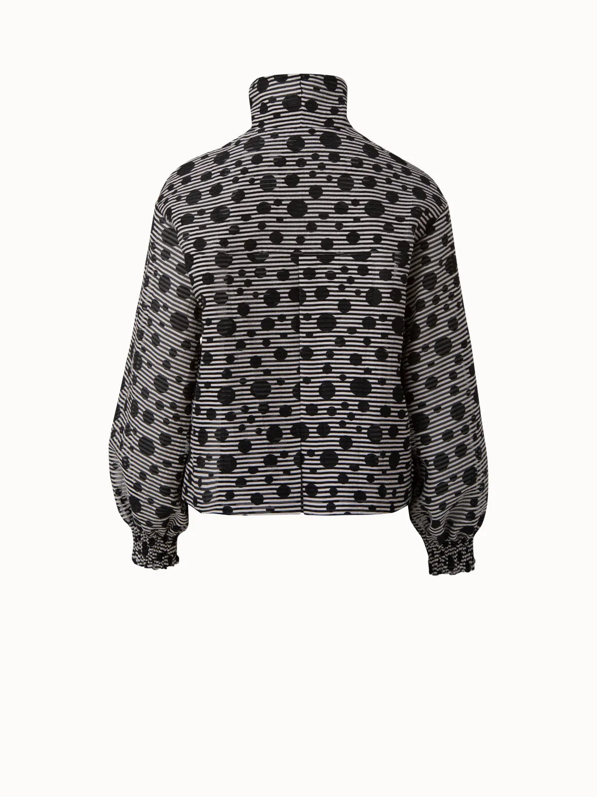 Jacquard Dot Techno Organdy Jacket