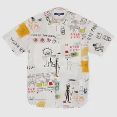 Junya Watanabe Man Short Sleeve Jean- Michel Basquiat Shirt