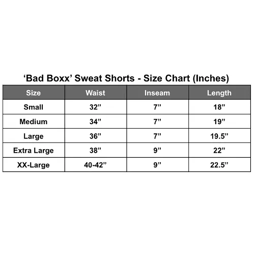 Khaki 'Bad Boxx' Sweat Shorts (Slim Fit)