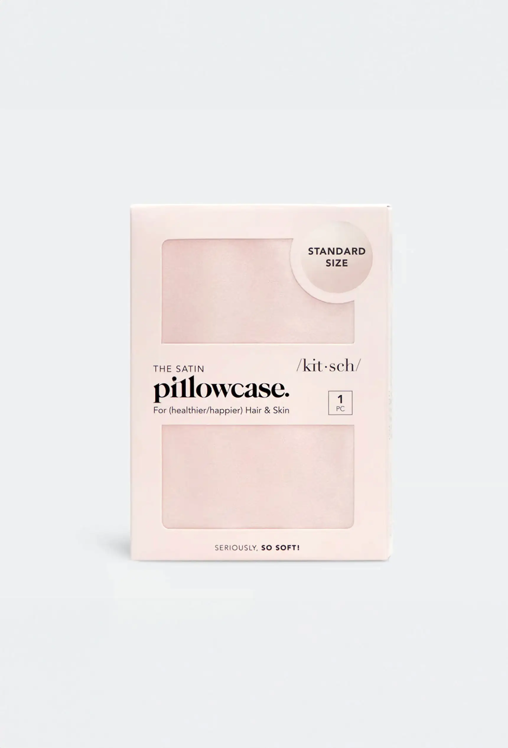 Kitsch Satin Pillowcase in Blush