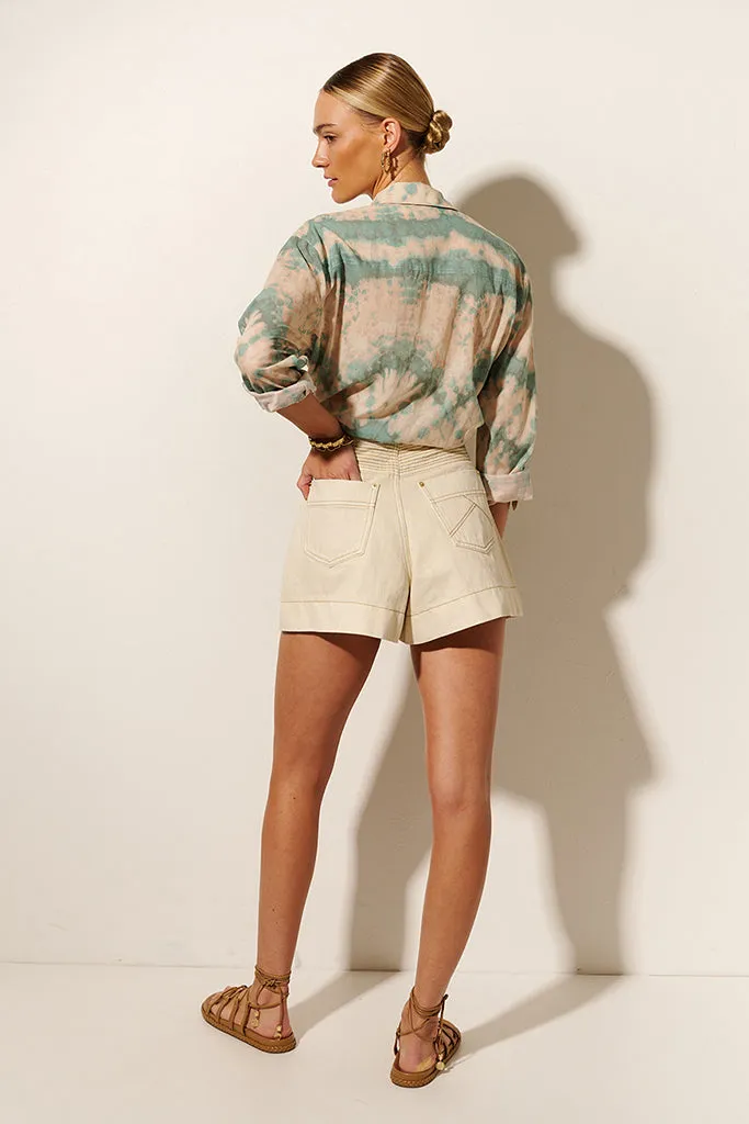 Kivari - Celene Denim Short - Cream