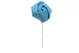 Lapel Pin - Rose Sky Blue