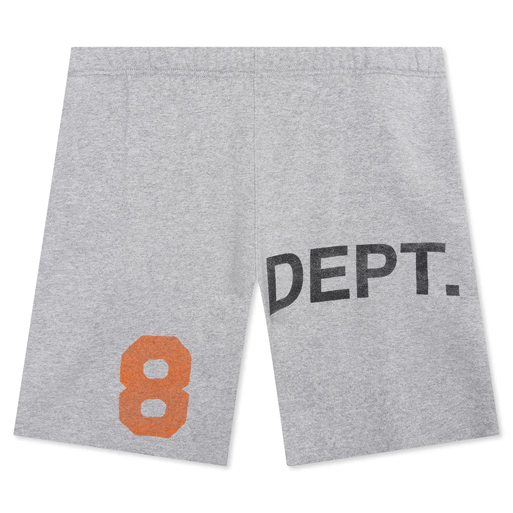 Logo Sweat Shorts - Heather Grey