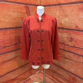 MAGGIE SWEET ORANGE EMBROIDERED JACKET SIZE MEDIUM TCC