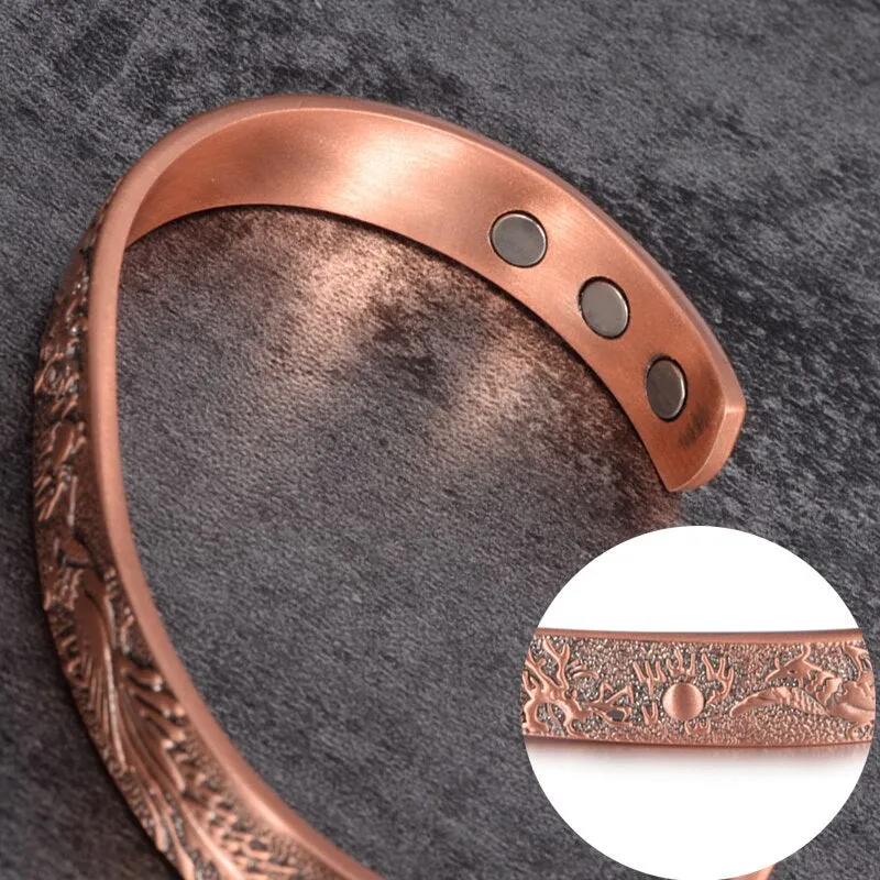 Magnetic Copper Bracelet Phoenix