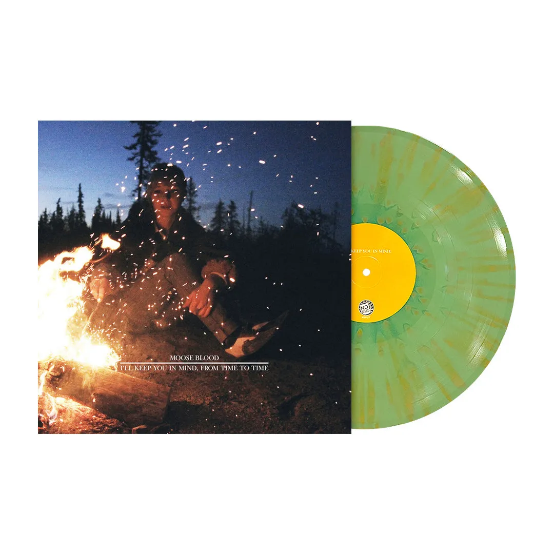 MOOSE BLOOD ‘I'LL KEEP YOU IN MIND, FROM TIME TO TIME’ LP (Limited Edition – Only 300 made, Coke Bottle Clear inside Forest Gree