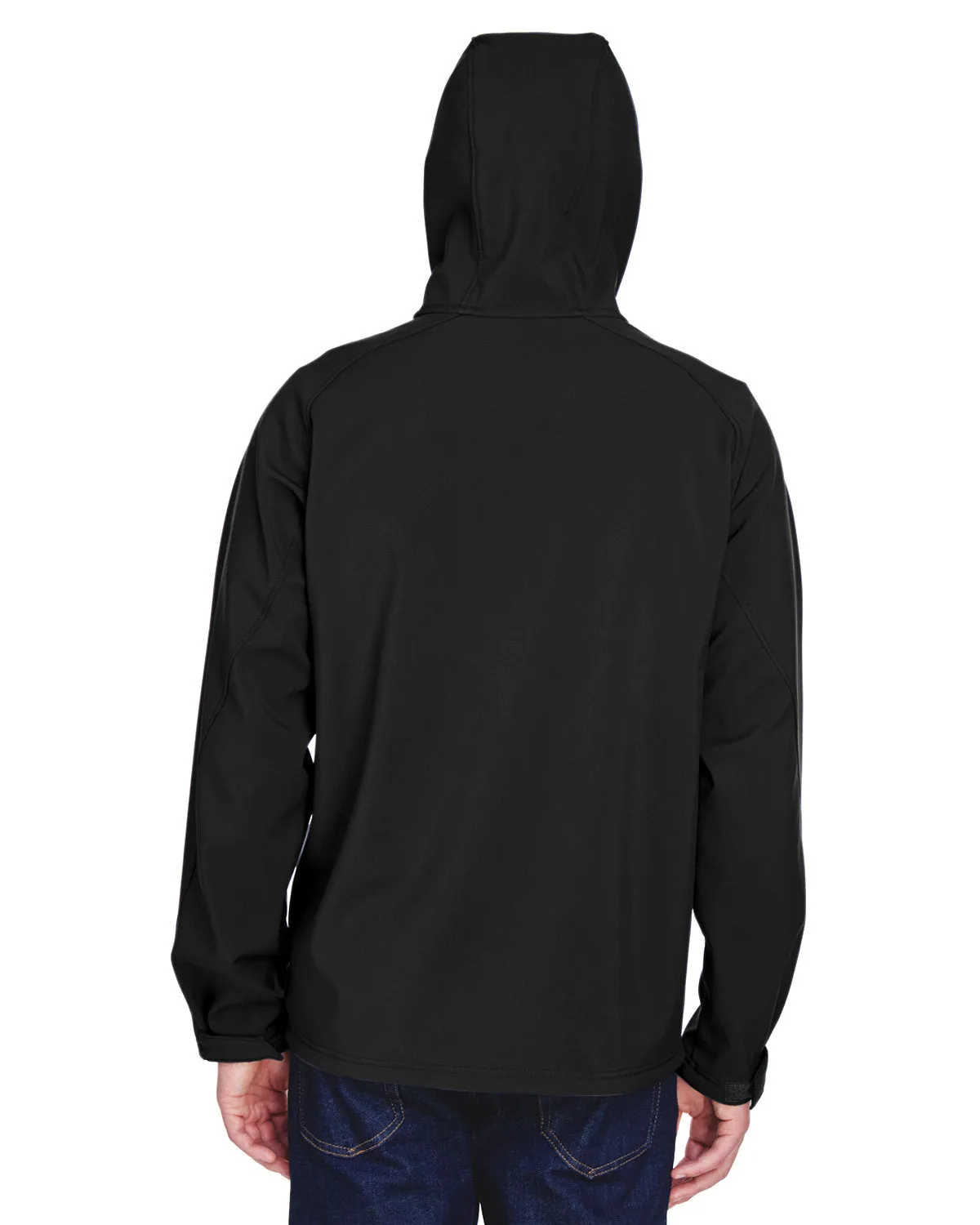 North End Prospect Two-Layer Fleece Bonded Soft Shell Hooded Jacket