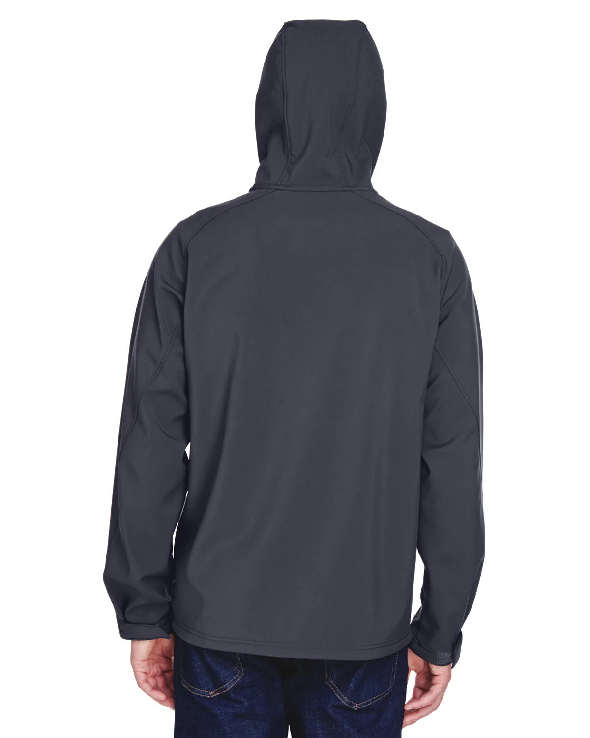 North End Prospect Two-Layer Fleece Bonded Soft Shell Hooded Jacket