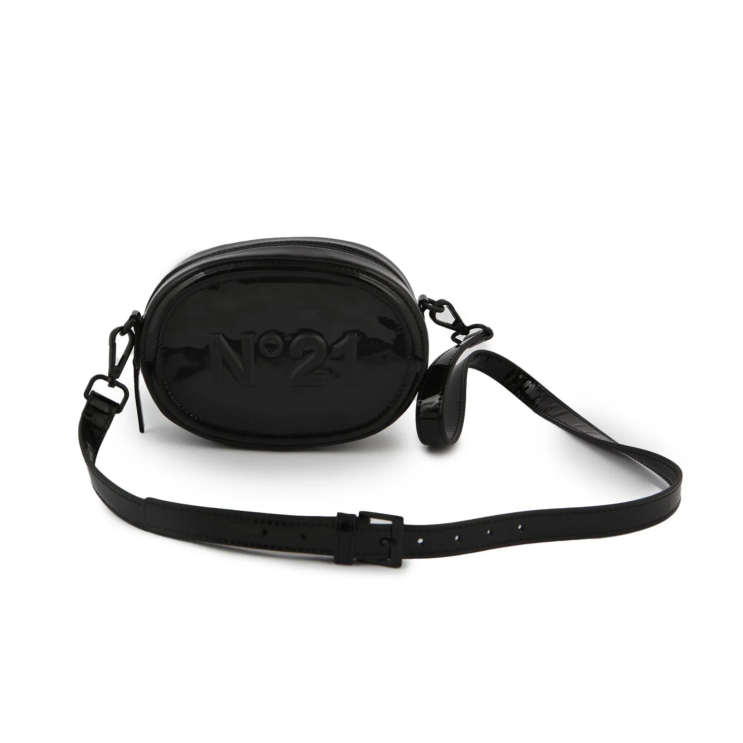 N° 21 N21 Black Faux Leather Shoulder Bag