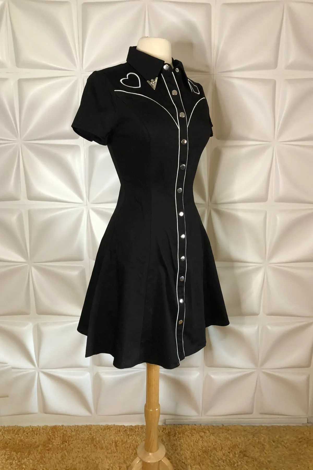 Outlaw Dress - Black (XS ONLY)