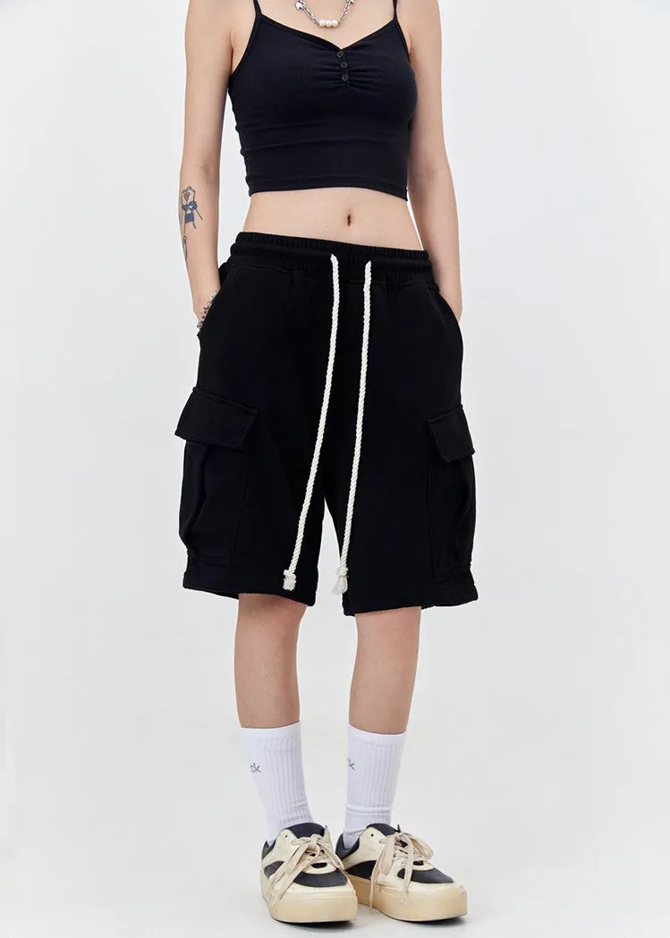 Oversized Bermuda Sweat Shorts